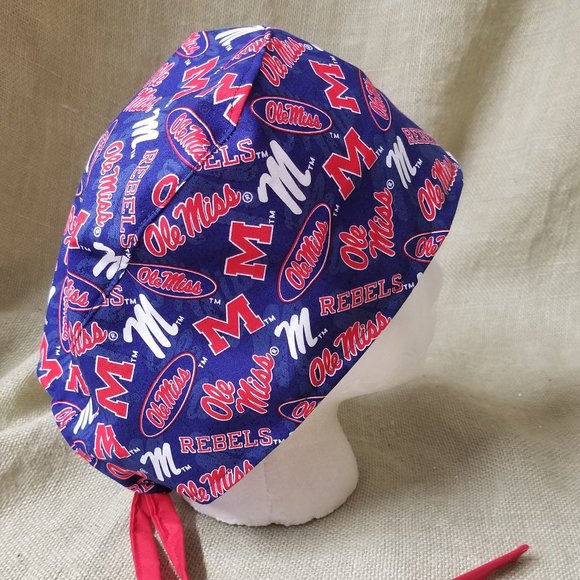 Ole Miss UM Medical  Surgical Scrub Cap - Picture 1 of 3